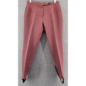 Head Vtg 70s Ski Pants Women Sz 14 Mauve Retro Stirrup Snowcore USA Made Bunny